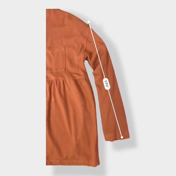 Hudson Gray Button Up Blouse in Rust Size M - Picture 6 of 8